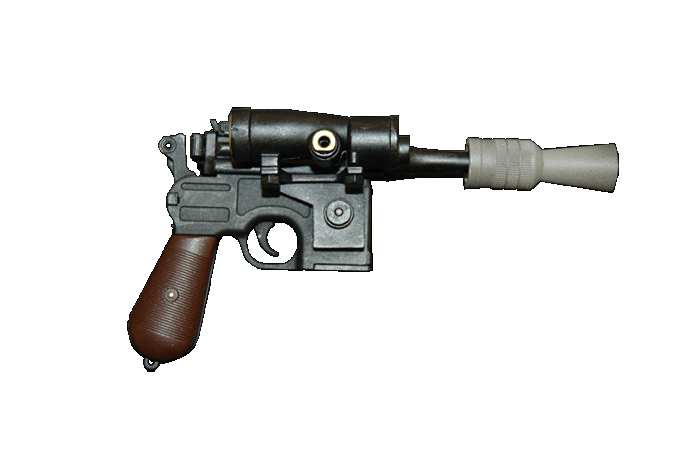 .33 Scale Han Solo Mini Blaster Scaled Replica