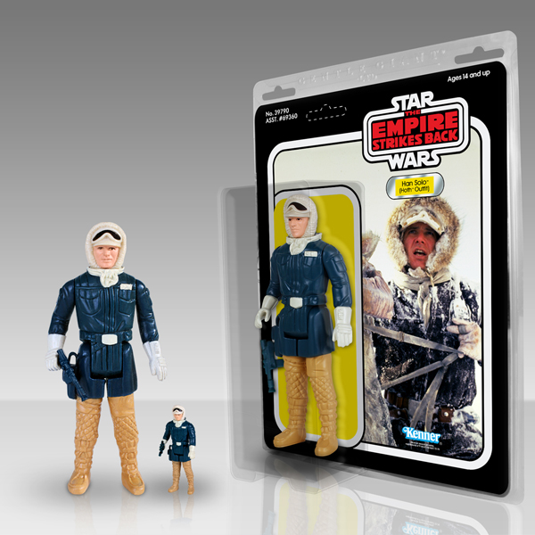 Star Wars Hoth Han Solo Jumbo Kenner Figure