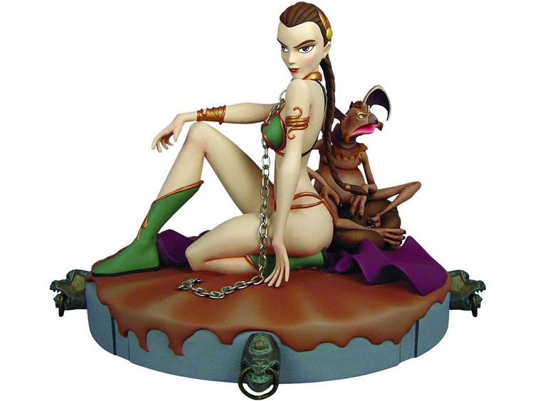 Animated Slave Leia Maquette