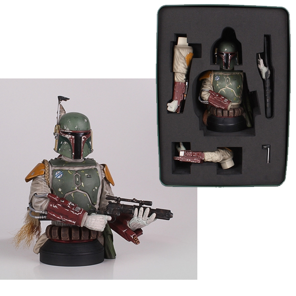 SDCC 2013 Exclusive Star Wars Boba Fett Deluxe Mini Bust SDCC 2013 Exclusive Star Wars Boba Fett Deluxe Mini Bust